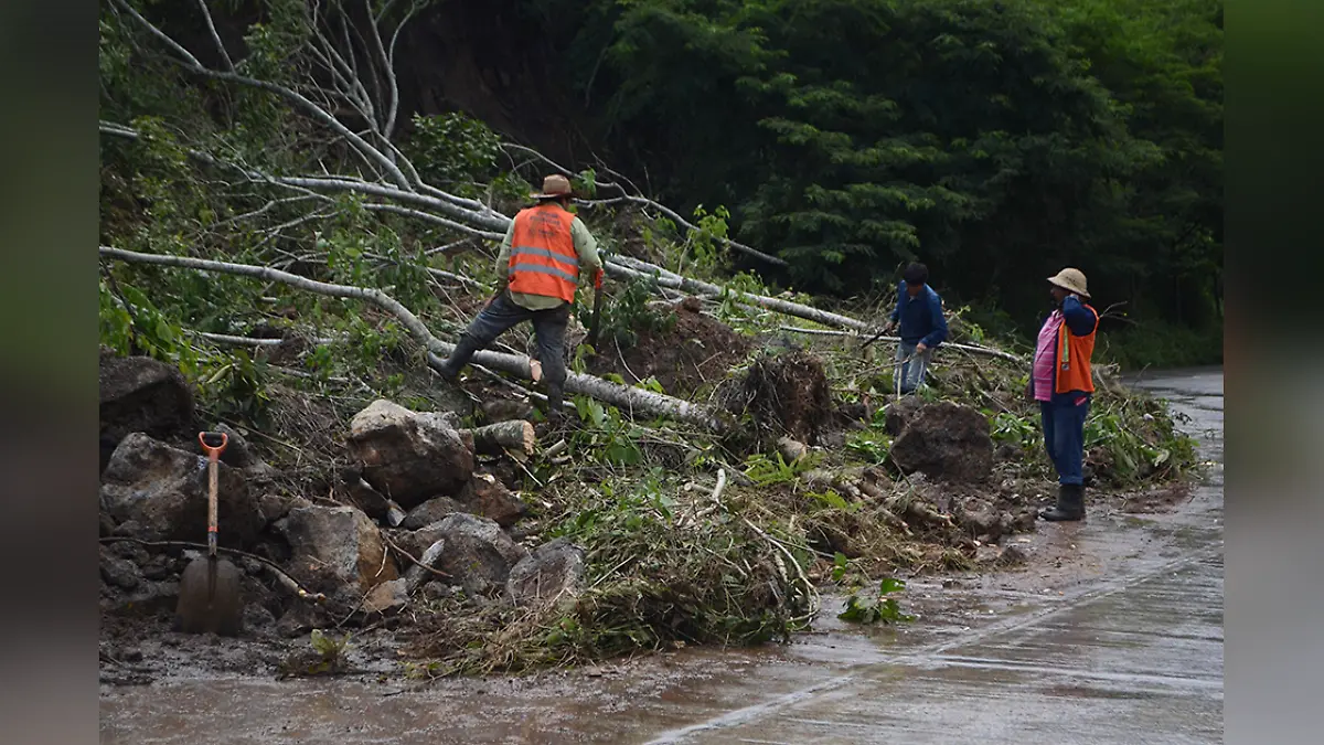 Estragos del paso del Huracán Katia